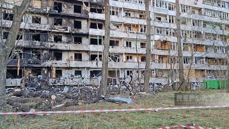 Kiyevə hava hücumu zamanı azərbaycanlı ailənin mənzili dağılıb