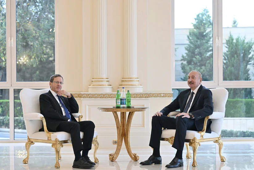 İlham Əliyev ilə İsrail Prezidenti arasında görüş olub