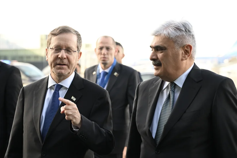 İsrail Prezidenti İsxak Hersoq Azərbaycana səfərə gəlib