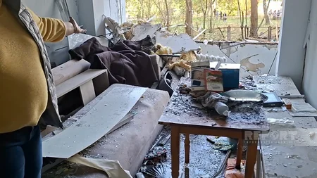 Kiyevə hava hücumu zamanı azərbaycanlı ailənin mənzili dağılıb