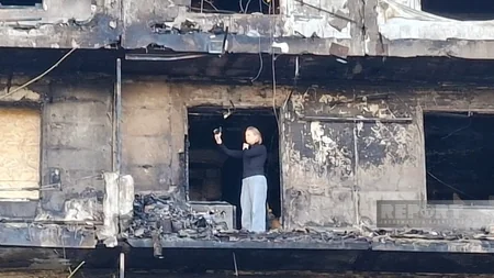 Kiyevə hava hücumu zamanı azərbaycanlı ailənin mənzili dağılıb