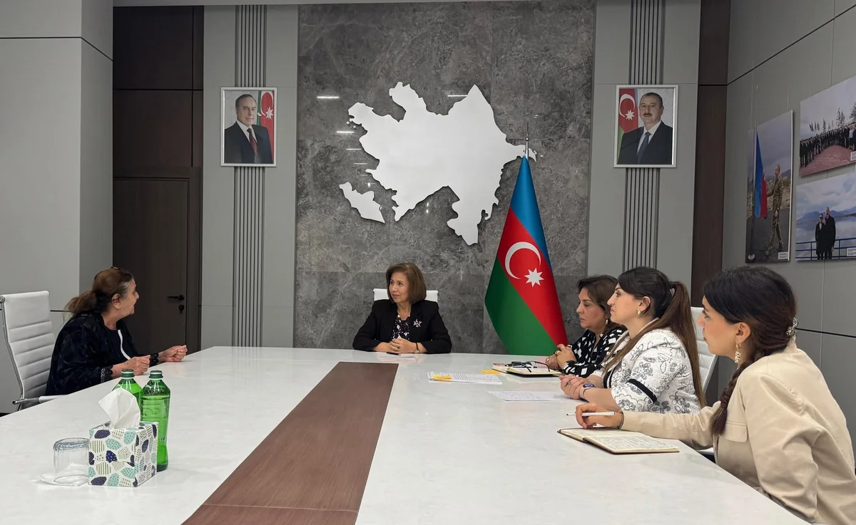 Bahar Muradova Ağdamda vətəndaşları qəbul edib