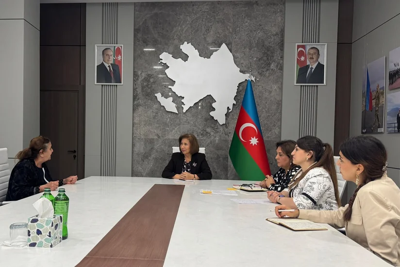Bahar Muradova Ağdamda vətəndaşları qəbul edib