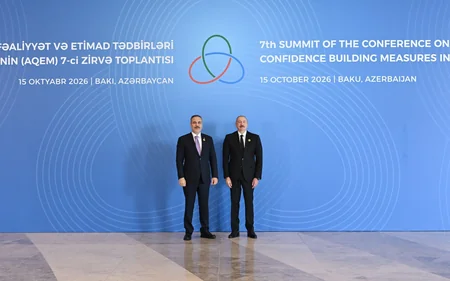 İlham Əliyev AQEM-in 7-ci Zirvə Toplantısında çıxış edir - yenilənib-2