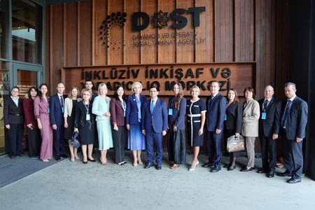 MDB nümayəndələri DOST İnklüziv İnkişaf və Yaradıcılıq Mərkəzinin fəaliyyəti ilə tanış olublar