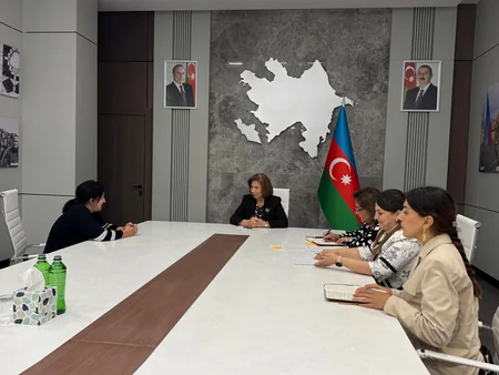 Bahar Muradova Ağdamda vətəndaşları qəbul edib