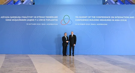 İlham Əliyev AQEM-in 7-ci Zirvə Toplantısında çıxış edir - yenilənib-2