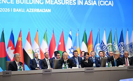 AQEM-in 7-ci Zirvə Görüşü keçirilir, İlham Əliyev tədbirdə çıxış edib - yenilənib-4