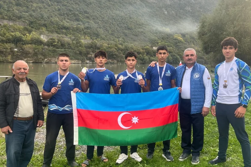 Azərbaycan kayakçı və kanoeçiləri beynəlxalq yarışda 4 medal qazanıblar