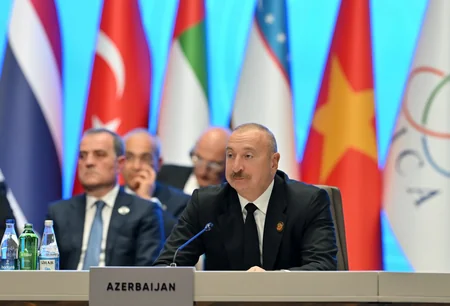AQEM-in 7-ci Zirvə Görüşü keçirilir, İlham Əliyev tədbirdə çıxış edib - yenilənib-4