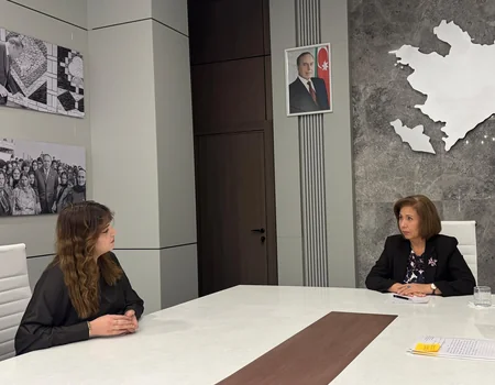 Bahar Muradova Ağdamda vətəndaşları qəbul edib