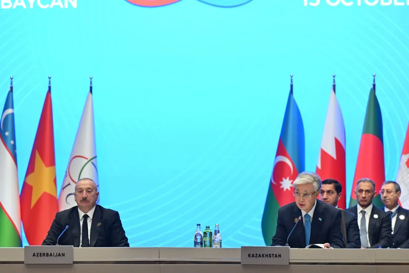 Tokayev: Transxəzər rabitə xəttinin istifadəyə verilməsi mühüm mərhələdir
