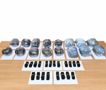 İrandan Azərbaycana 16 kq narkotikin keçirilməsinin qarşısı alınıb