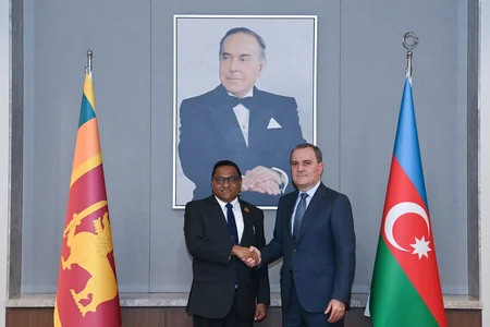 FMs of Azerbaijan, Sri Lanka mull strengthening political dialogue