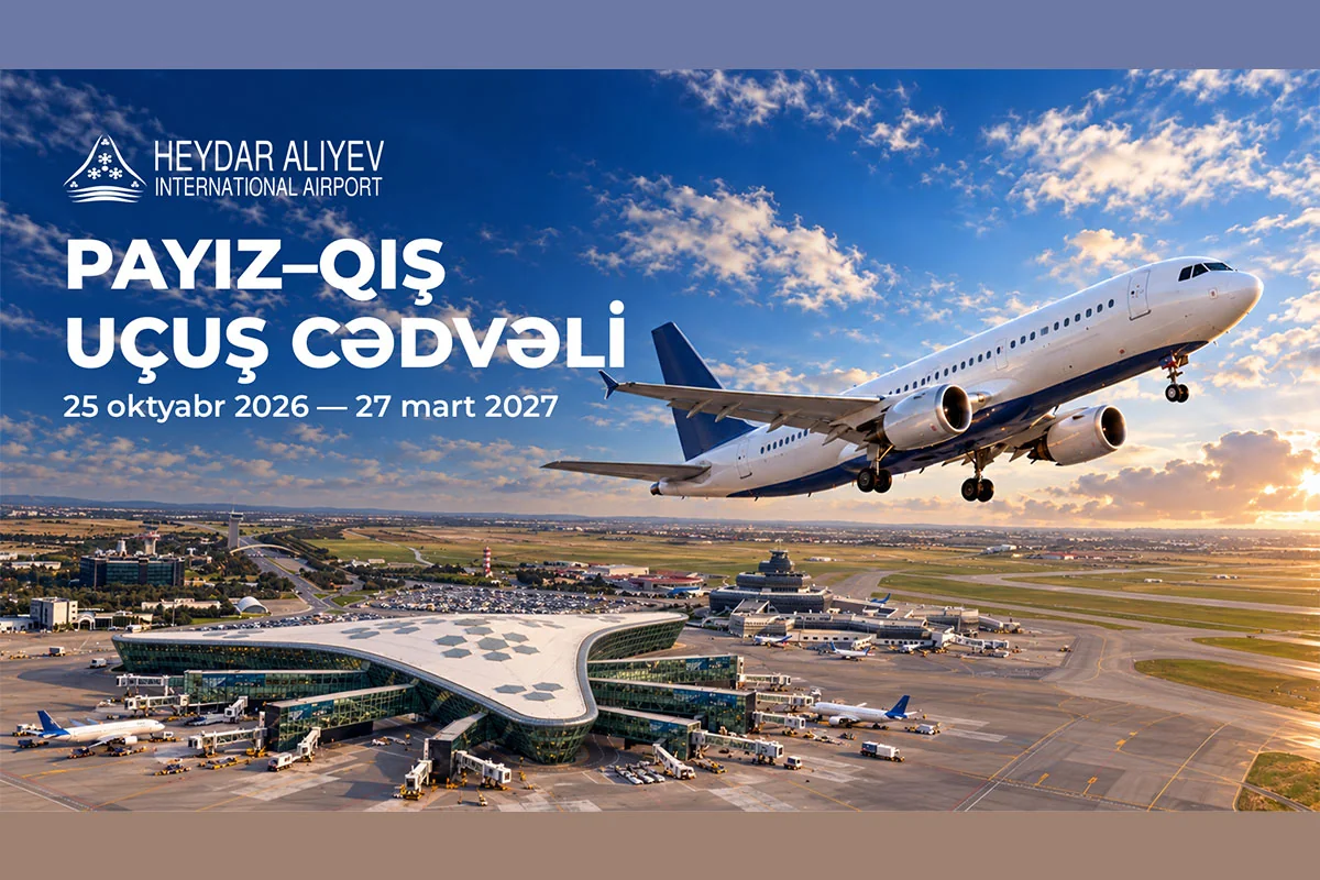 Heydar Aliyev International Airport to switch to autumn-winter flight schedule