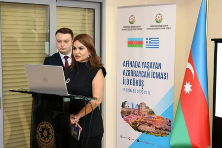 Fuad Muradov Yunanıstandakı azərbaycanlılarla diaspor fəaliyyətinin yol xəritəsini müzakirə edib
