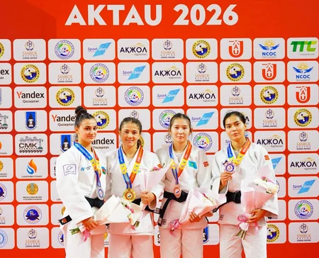 Azərbaycan cüdoçuları Asiya Açıq Turnirinin ilk günündə 8 medal qazanıblar