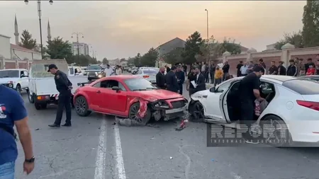Naxçıvanda zəncirvari yol qəzası olub, xəsarət alanlar var