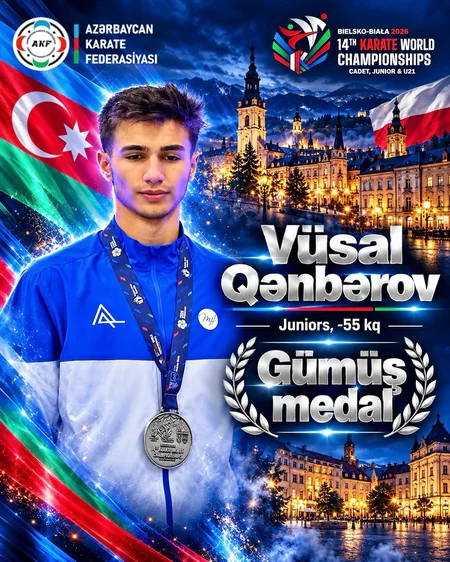Azərbaycan karateçiləri dünya çempionatını 5 medalla başa vurublar