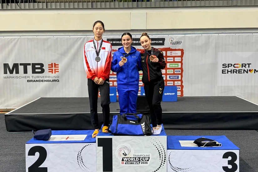 Azərbaycan gimnastı Selcan Mahsudova Dünya Kubokunda qızıl medal qazanıb