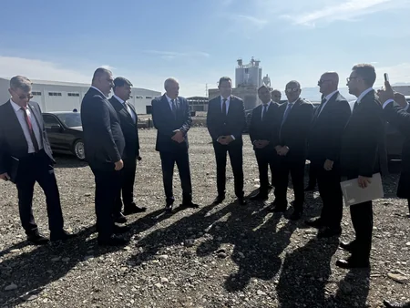 Belarus parlamentinin sədri Ağdamda aqroşəhərciyin tikintisinin gedişatı ilə tanış olub