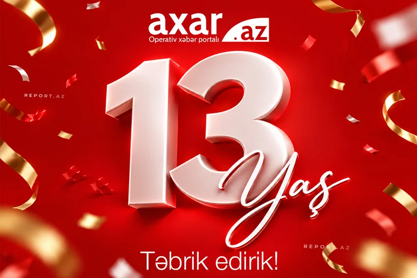 Axar.az xəbər saytı 13 yaşını qeyd edir