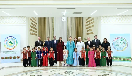 Leyla Aliyeva visits Children's Health and Rehabilitation Center in Arkadag city