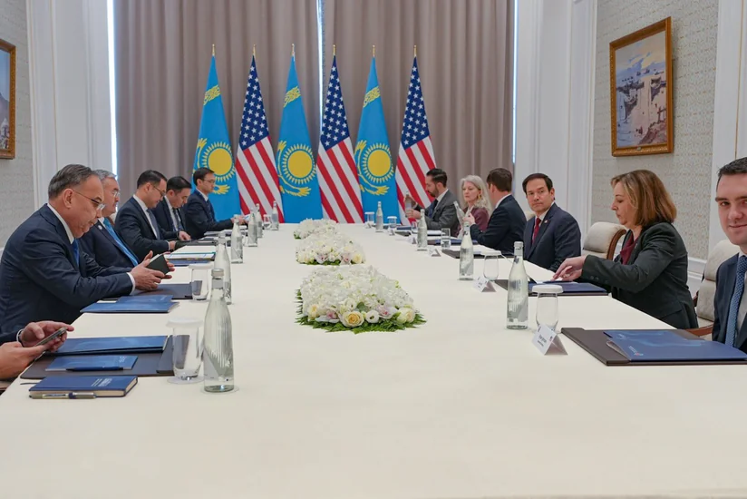 Rubio mulls economic co-op, security with Kazakh FM