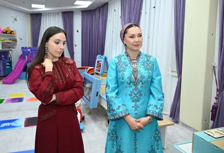 Leyla Aliyeva visits Children's Health and Rehabilitation Center in Arkadag city