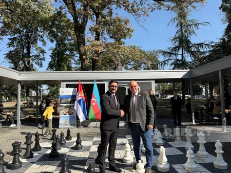 Belqradda Azərbaycan Səfirliyinin təşkilatçılığı ilə Sülh və Suverenlik adlı şahmat turniri keçirilib