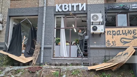 Kiyev Rusiya ordusunun növbəti kütləvi hava hücumuna məruz qalıb – Fotoreportaj