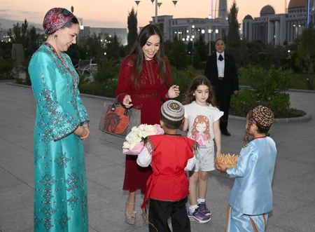 Leyla Aliyeva visits Children's Health and Rehabilitation Center in Arkadag city