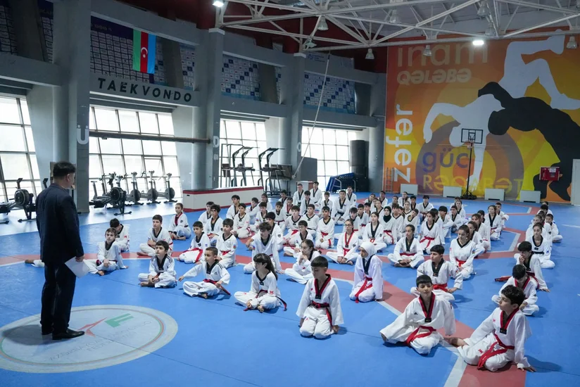 Azərbaycan Taekvondo Federasiyası dan imtahanı keçirib