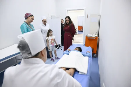 Leyla Aliyeva visits Children's Health and Rehabilitation Center in Arkadag city