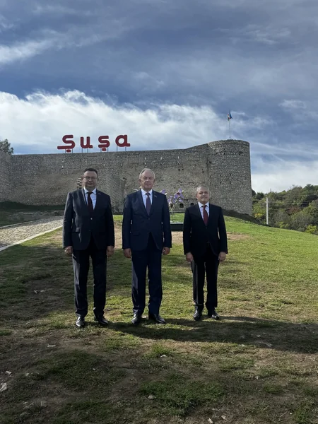Belarus parlamentinin sədri Ağdamda aqroşəhərciyin tikintisinin gedişatı ilə tanış olub