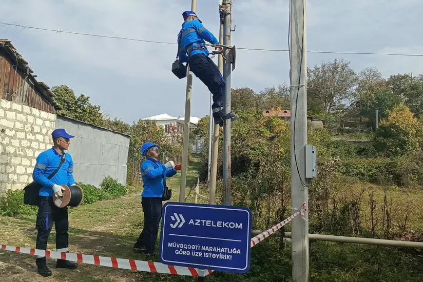 Ağdərədə 9 ədəd Optik Xətt Terminalı stansiyası quraşdırılaraq istifadəyə verilib