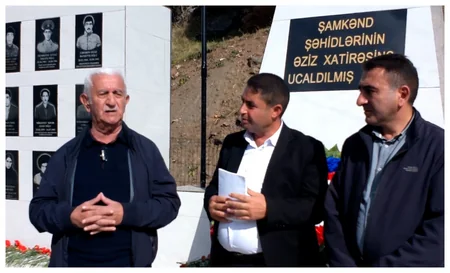 Laçında şəhidlərin xatirəsinə ucaldılmış abidə kompleksinin açılışı olub