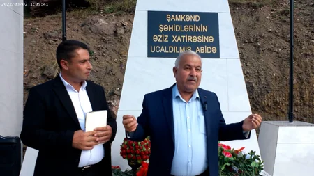 Laçında şəhidlərin xatirəsinə ucaldılmış abidə kompleksinin açılışı olub