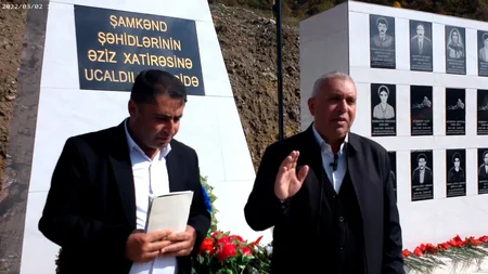 Laçında şəhidlərin xatirəsinə ucaldılmış abidə kompleksinin açılışı olub