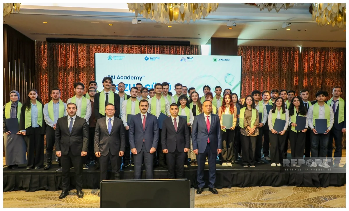 Milli Süni İntellekt Mərkəzinin AI Academy proqramının ilk buraxılışı baş tutub