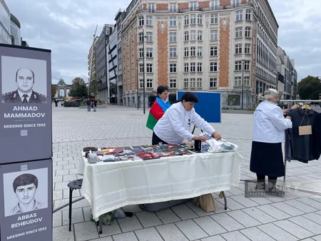 Brüsseldə aksiya: Biz itkin düşmüş azərbaycanlıların taleyi barədə həqiqəti bilmək istəyirik