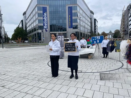 Brüsseldə aksiya: Biz itkin düşmüş azərbaycanlıların taleyi barədə həqiqəti bilmək istəyirik