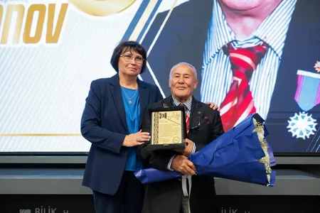 İdman xadimi Firuddin Qurbanovun 80 illik yubileyinə həsr olunmuş təntənəli mərasim keçirilib