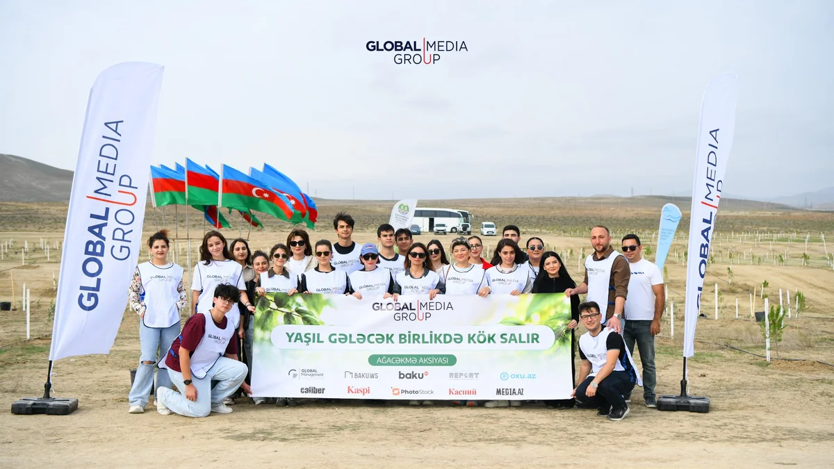 Global Media Groupun təşəbbüsü ilə növbəti ağacəkmə aksiyası keçirilib