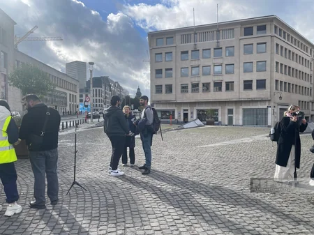 Brüsseldə aksiya iştirakçıları: İtkin düşmüş soydaşlarımız haqqında həqiqəti hər kəsə çatdırmaq istəyirik