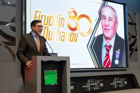 İdman xadimi Firuddin Qurbanovun 80 illik yubileyinə həsr olunmuş təntənəli mərasim keçirilib