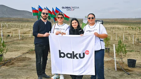 Global Media Groupun təşəbbüsü ilə növbəti ağacəkmə aksiyası keçirilib