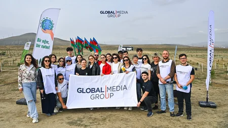Global Media Groupun təşəbbüsü ilə növbəti ağacəkmə aksiyası keçirilib