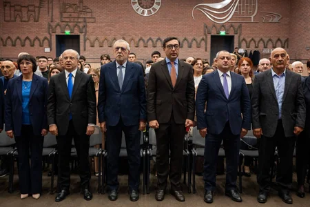 İdman xadimi Firuddin Qurbanovun 80 illik yubileyinə həsr olunmuş təntənəli mərasim keçirilib