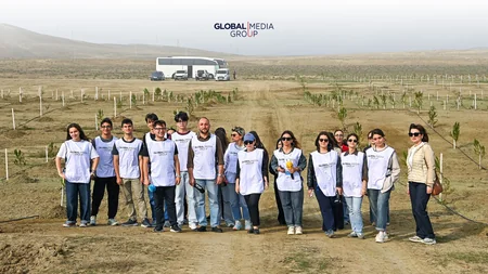 Global Media Groupun təşəbbüsü ilə növbəti ağacəkmə aksiyası keçirilib